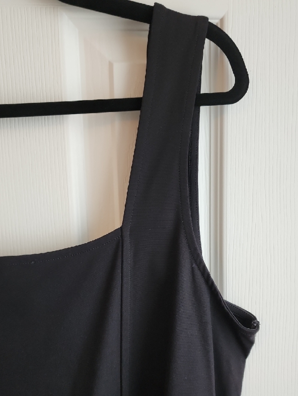 Addition Elle Black Faux-Leather Panel Tank Top 3XL - Picture 7 of 8